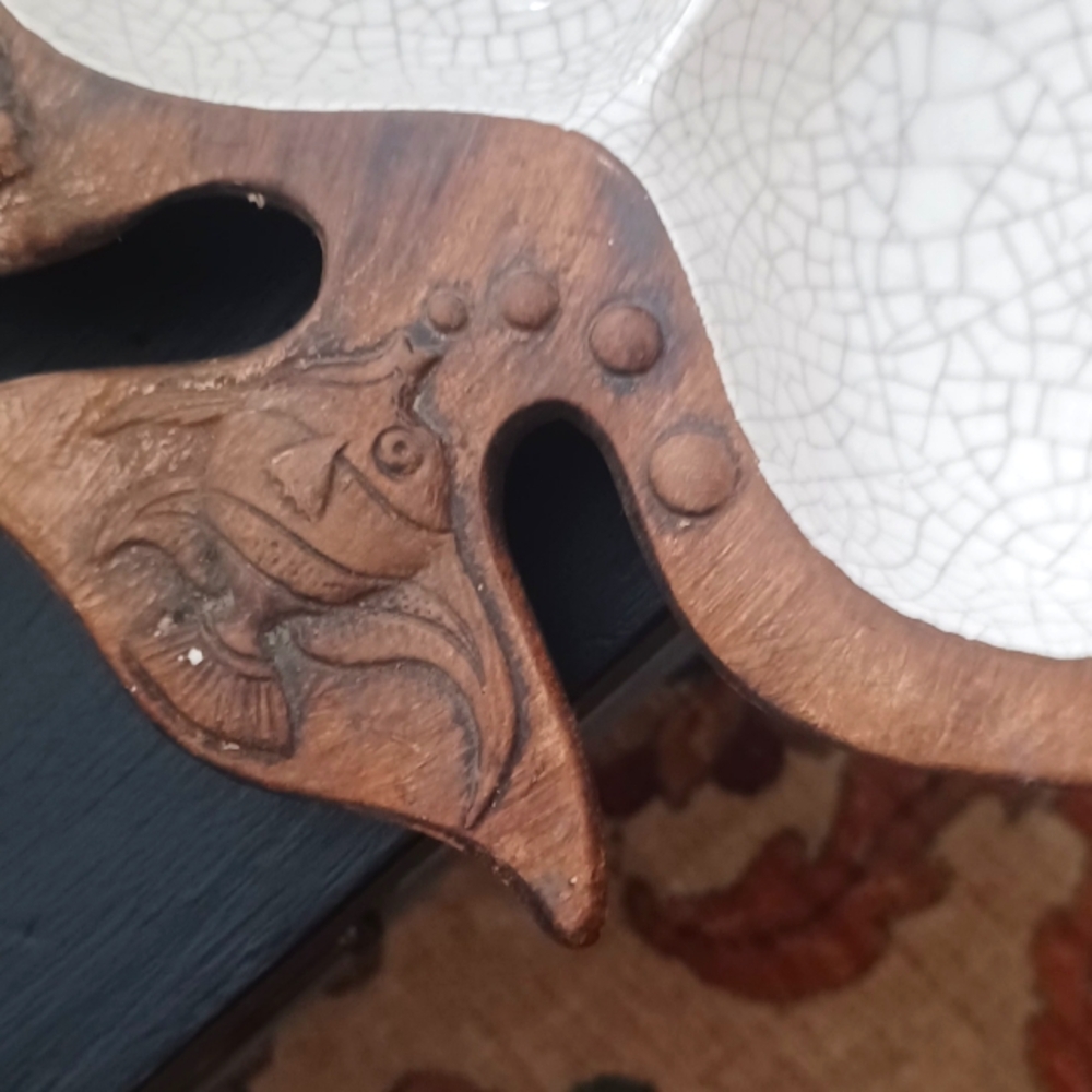 Wooden Fish Sculptures - Natural Brown - Picture 8 of 16